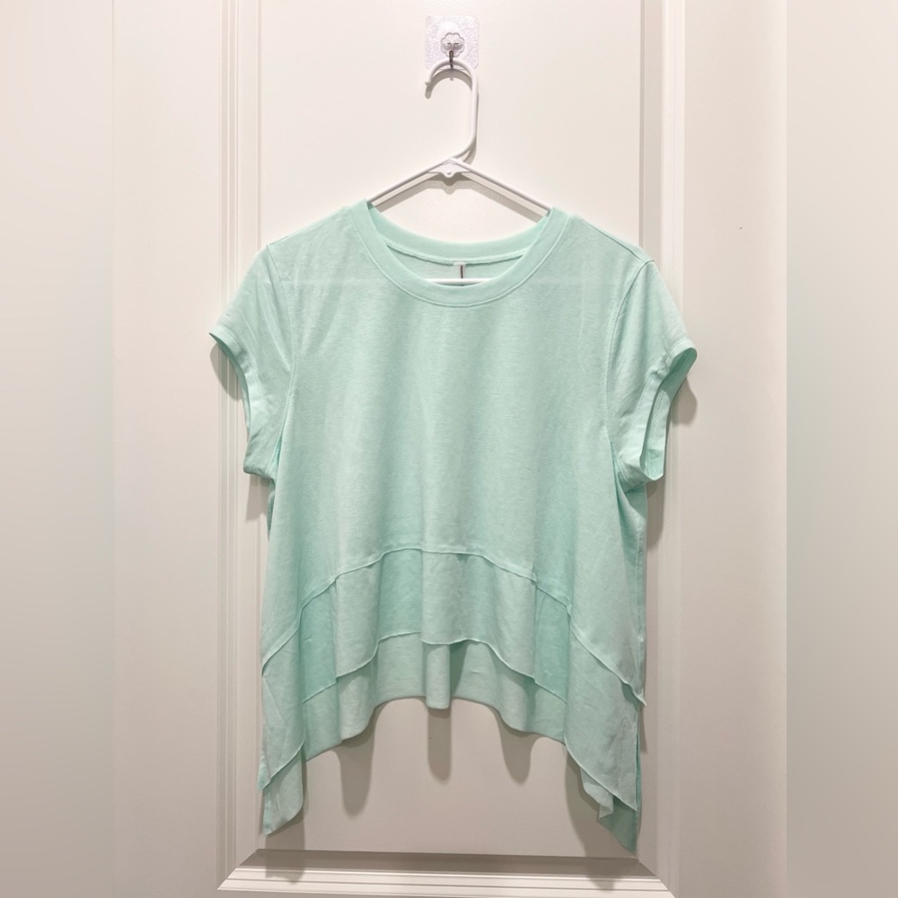 FREE PEOPLE Movement Breezy Tempo Short Sleeve Top